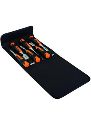 Bahco Professionele Steekbeitelset in Canvas Tas | 6-delig - 424P-S6-PP