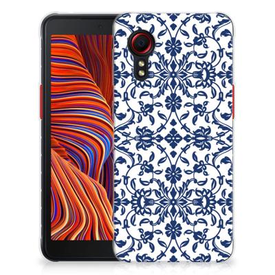 Samsung Galaxy Xcover 5 | TPU Case | Flower Blue