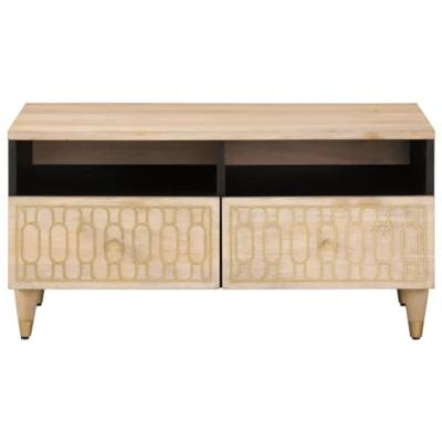 Salontafel 80x54x40 cm massief mangohout