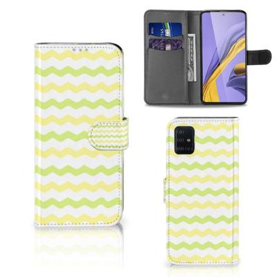 Samsung Galaxy A51 | Telefoon Hoesje | Waves Yellow