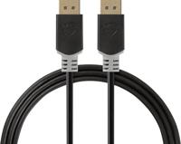 Nedis CCBW37014AT20 Displayport-kabel Displayport Male Displayport Male 8k@60hz Verguld 2.00 M Rond Pvc Antraciet / Grijs Doos - thumbnail