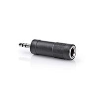 Stereo-Audioadapter | 3,5 mm Male - 6,35 mm Female | Zwart - thumbnail