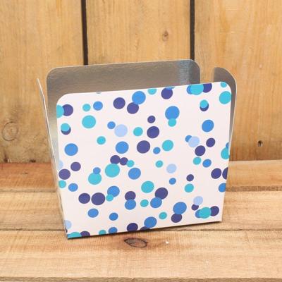 Bonbon doosjes - Chocolade doosje - Blue dot HOOG - 12 stuks