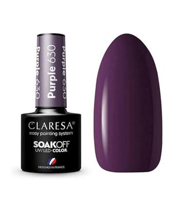 Claresa uv/led gellak 5ml purple 630 classic look