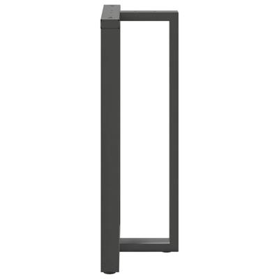 Bartafelpoten 2 st T-vormig 60x35x(110-111) cm staal antraciet - thumbnail