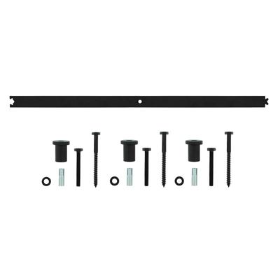 Intersteel Tussenrail 90cm tbv schuifdeursysteem - mat zwart Intersteel Tussenrail 90cm tbv schuifdeursysteem - mat zwart