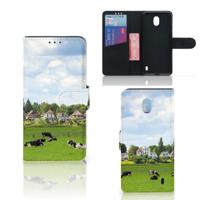 Nokia 1 Plus | Telefoonhoesje | Met pasjeshouder | Koeien - thumbnail