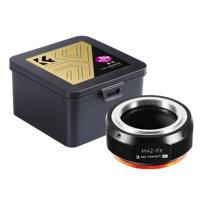 K&F Concept lensadapter M42 naar Fujifilm X mount PRO voor X-series camera's - thumbnail