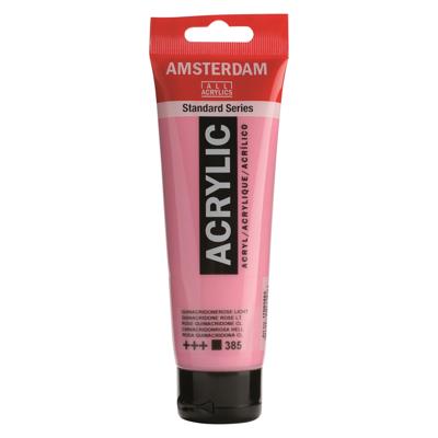 Royal Talens Amsterdam Acrylverf 120 ml - Quinacridone Roze Licht 385