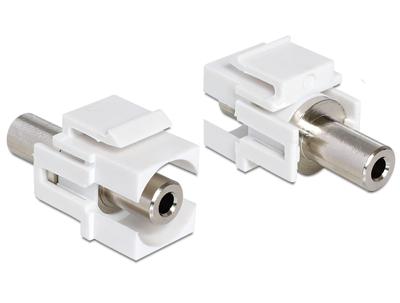 DeLOCK Keystone module Stereo jack 3.5 mm female adapter DeLOCK Keystone module Stereo jack 3.5 mm female adapter