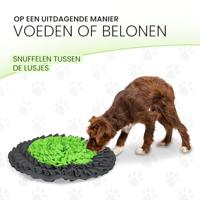 Eat Slow Live Longer Snuffle Mat Groen - thumbnail