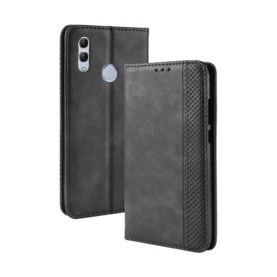 Magnetische gesp retro textuur horizontale flip lederen hoesje voor Huawei Honor 10 Lite / P Smart (2019) / Nova Lite 3 met houder & kaart slots & po