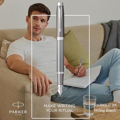 Parker IM Rituals vulpen, grijs CT, fijn, giftbox Parker IM Rituals vulpen, grijs CT, fijn, giftbox