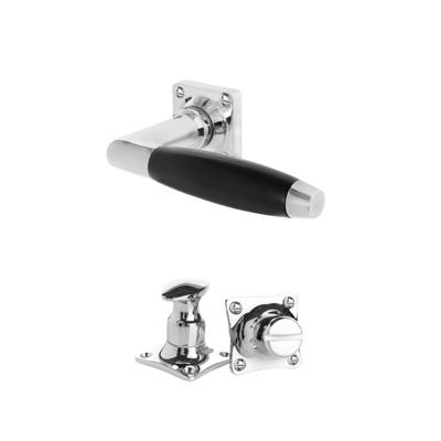 De Oude Deurklink Klassiek geveerd glanzend nikkel vierkant en wc slot De Oude Deurklink Klassiek geveerd glanzend nikkel vierkant en wc slot