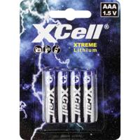 XCell XTREME FR03/L92 AAA batterij (potlood) Lithium 1.5 V 4 stuk(s) - thumbnail