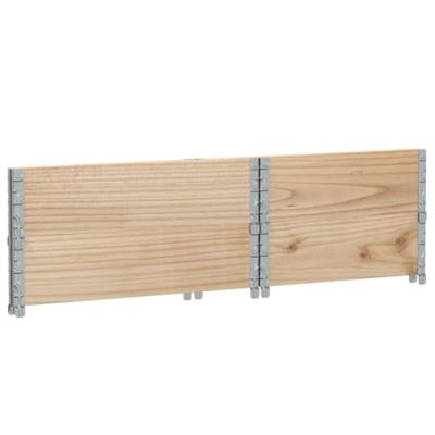 Palletopzetranden 2 st 80x60 cm massief grenenhout