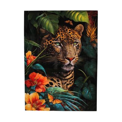 Dijk Natural Collections Muurkunst luipaard canvas glans 70x100cm Dijk Natural Collections Muurkunst luipaard canvas glans 70x100cm