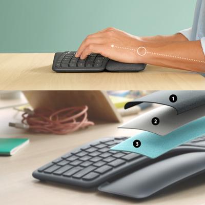 Logitech K860 ERGO Keyboard toetsenbord
