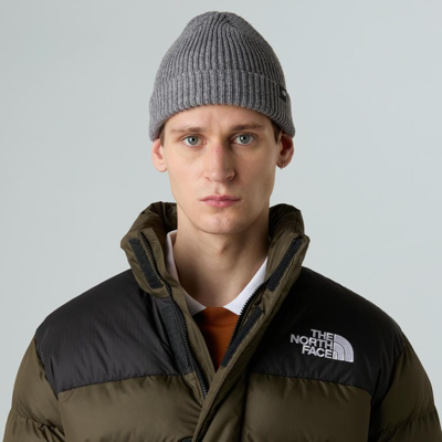 The North Face Fisherman Beanie Muts Heren Tnf Medium Grey Heather OS