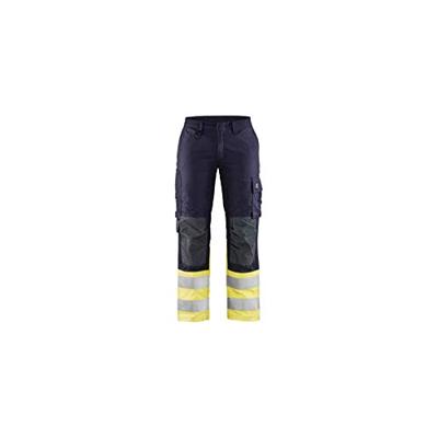Blåkläder Multinorm Dames Werkbroek Inherent 71881512 | Marine/High-Vis Geel | Maat 34 - 7330509664049 Blåkläder Multinorm Dames Werkbroek Inherent 71881512 | Marine/High-Vis Geel | Maat 34 - 7330509664049