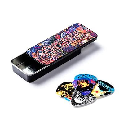 Dunlop SANPT02H Santana Heavy Gauge Pick Tin plectrum set 6 stuks