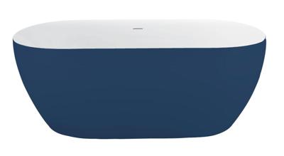 Best Design Vrijstaand Bad Friday Bicolor 178x78x60 cm Blauw / Wit