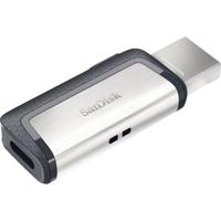 SanDisk Ultra® DualDrive USB-stick smartphone/tablet Zilver 256 GB USB-A 3.2 Gen 1, USB-C - thumbnail