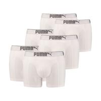 Puma 6-pack Lifestyle Sueded Cotton Boxershort - white - thumbnail