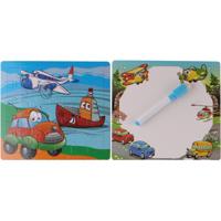 LG Imports legpuzzel met tekenbord boot 30 stukjes - thumbnail