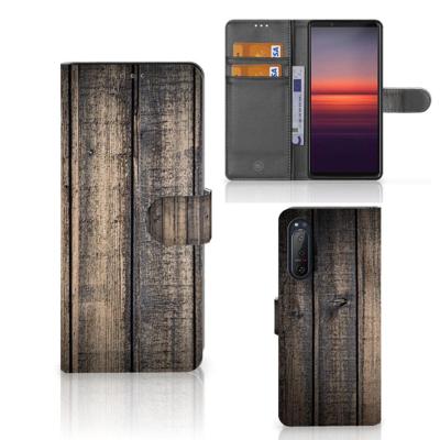 Sony Xperia 5II | Book Style Case | Steigerhout Sony Xperia 5II | Book Style Case | Steigerhout