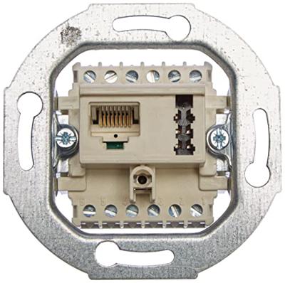 Busch-Jaeger 2CKA000230A0381 UAE-, IAE-, ISDN-contactdoos Inzetstuk Wit 1 stuk(s)