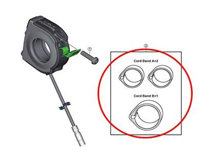Shimano sw-e6000 steps/di2 cord band unit set
