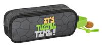 Pennenetui met 2 vakken Teenage Mutant Ninja Turtles Zwart Grijs 21 x 8 x 6 cm - thumbnail