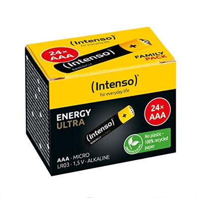 Intenso Energy-Ultra AAA batterij (potlood) Alkaline 1250 mAh 1.5 V 24 stuk(s) Intenso Energy-Ultra AAA batterij (potlood) Alkaline 1250 mAh 1.5 V 24 stuk(s)