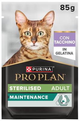 PURINA Pro Plan Sterilised Adult Maintenance Turkey in jelly - nat kattenvoer - 85g
