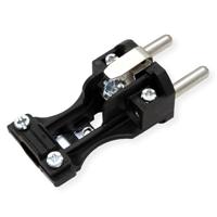 Bachmann 913.169 Stekker met randaarde Massief rubber 250 V Zwart IP44, IP20 - thumbnail