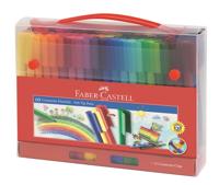 Faber Castell Viltstiften Connector koffer - Viltstiften 60 stuks - thumbnail