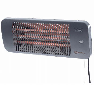 Sunred: Terrasverwarmer Lugo Wall 2000 - zwart