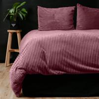 Sleeptime Rib Teddy Oud Roze 240 x 200/220 cm - thumbnail