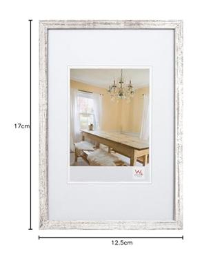 Walther Peppers houten fotolijst 10x15cm zilver Walther Peppers houten fotolijst 10x15cm zilver