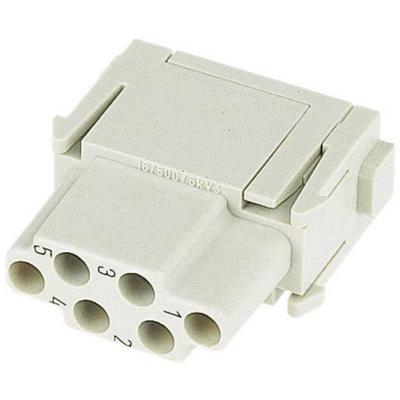 HARTING 09140063101 Businzetstuk Han® C-Modul 6 + PE Crimpen 1 stuk(s)
