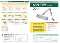 NHN Deurdranger 83V EN2-4 zilverkleur - thumbnail