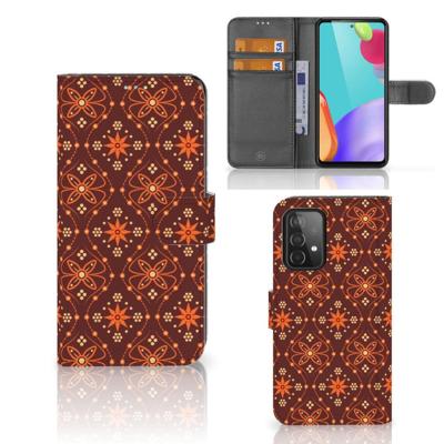 Samsung Galaxy A52 | Telefoon Hoesje | Batik Brown Samsung Galaxy A52 | Telefoon Hoesje | Batik Brown