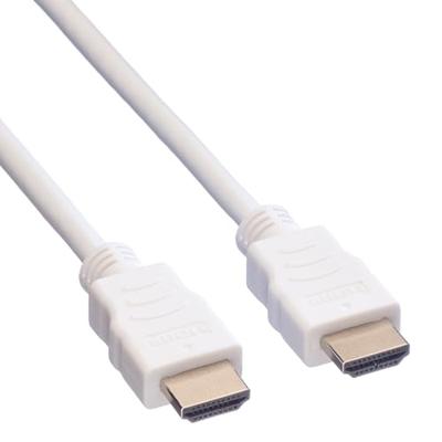 VALUE HDMI High Speed Cable met Ethernet M-M, wit, 3 m VALUE HDMI High Speed Cable met Ethernet M-M, wit, 3 m