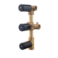 Inbouwdeel 3-wegs douchethermostaat - thumbnail