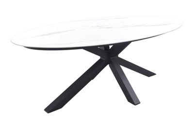 Edison tafel 220x115xH75 cm zwart/teak Edison tafel 220x115xH75 cm zwart/teak