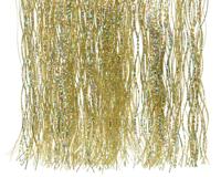 Decoris Lametta Vinyl Kerstversiering Glans Goud/Laser 50x40 cm - thumbnail