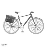 Ortlieb Commuter-Bag Two Urban QL2.1 Voor- en Achtertas 20L Bagagedrager - Grijs - thumbnail
