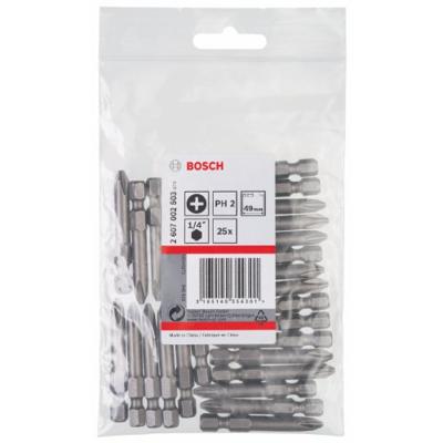 Bosch Accessoires Bit extra-hard PH 2, 49 mm 25st - 2607002503