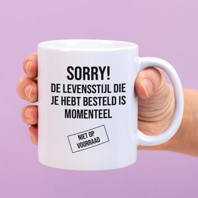 Mok Sorry! De levensstijl die je hebt besteld is momenteel niet op voorraad